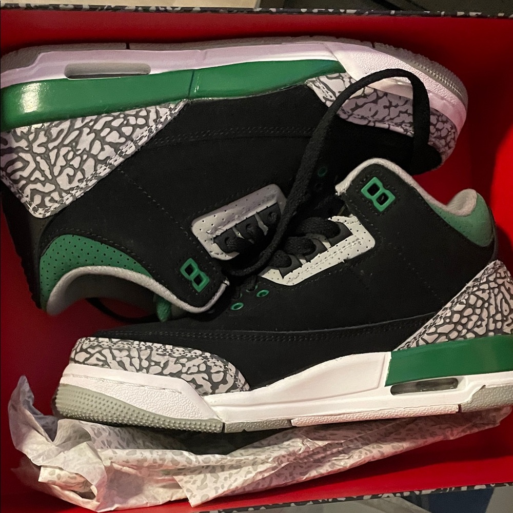 Jordan Kids Sneakers Black Green